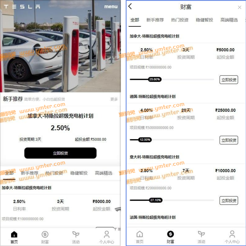 运营级资金理财盘,共享资金盘,共享理财盘,多语言版,共享资金盘源码